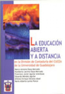 portada La Educación Abierta y a Distancia en la División de Contaduría del CUCEA de la Universidad de Guadalajara