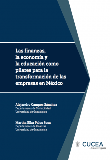 Portada de libro, Las finanzas, la economía y la educación como pilares para la transformación de las empresas en México